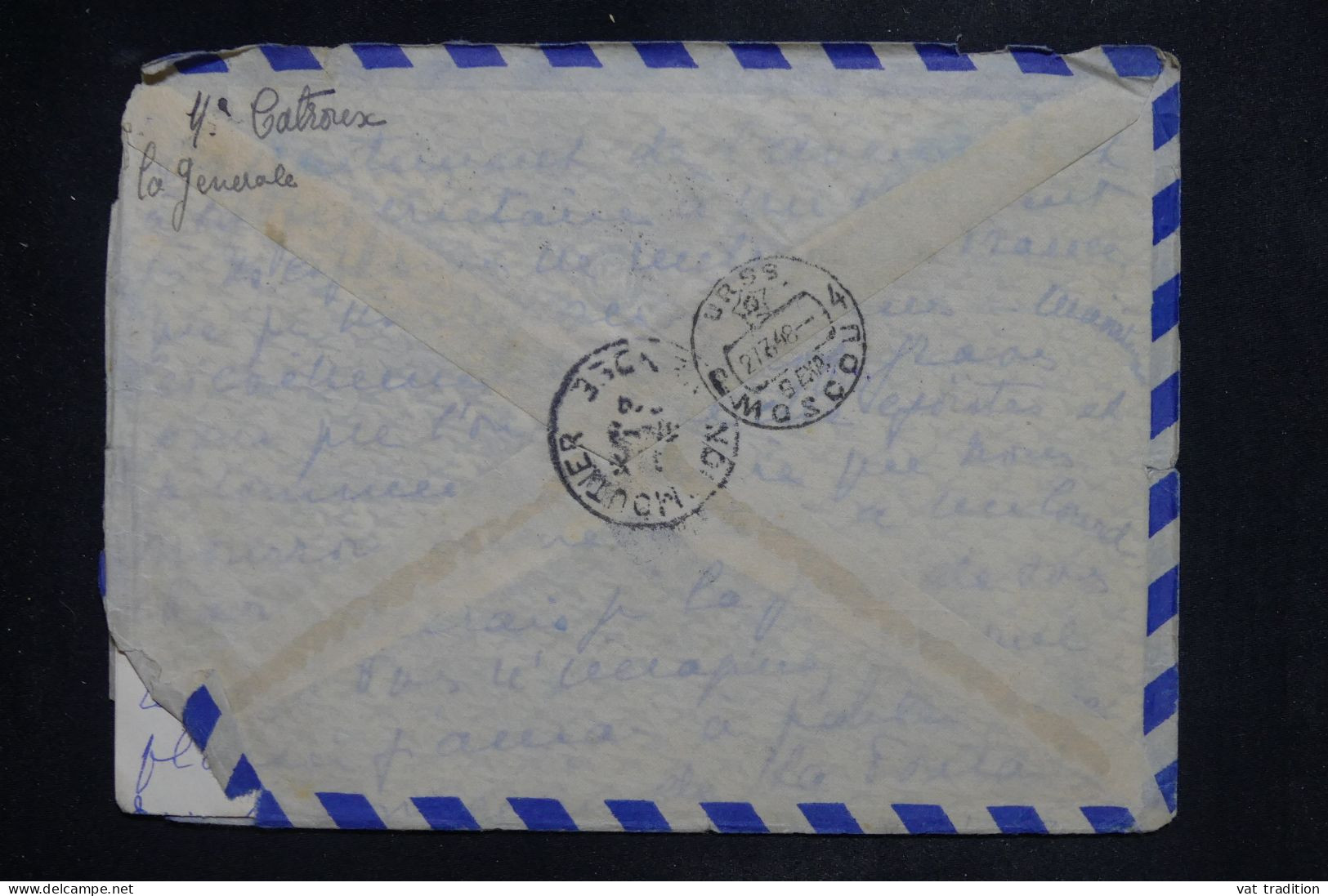 URSS - Enveloppe En Recommandé De Moscou Pour La France En 1948 - L 151565 - Briefe U. Dokumente