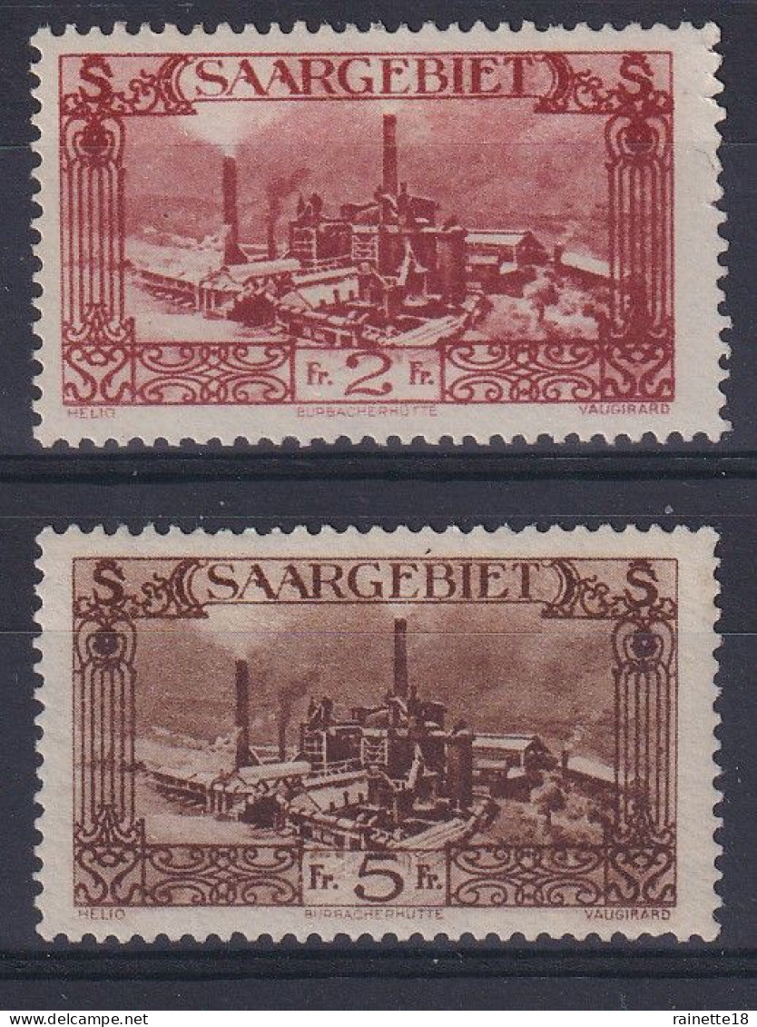 Sarre     118 Et 120 * - Unused Stamps