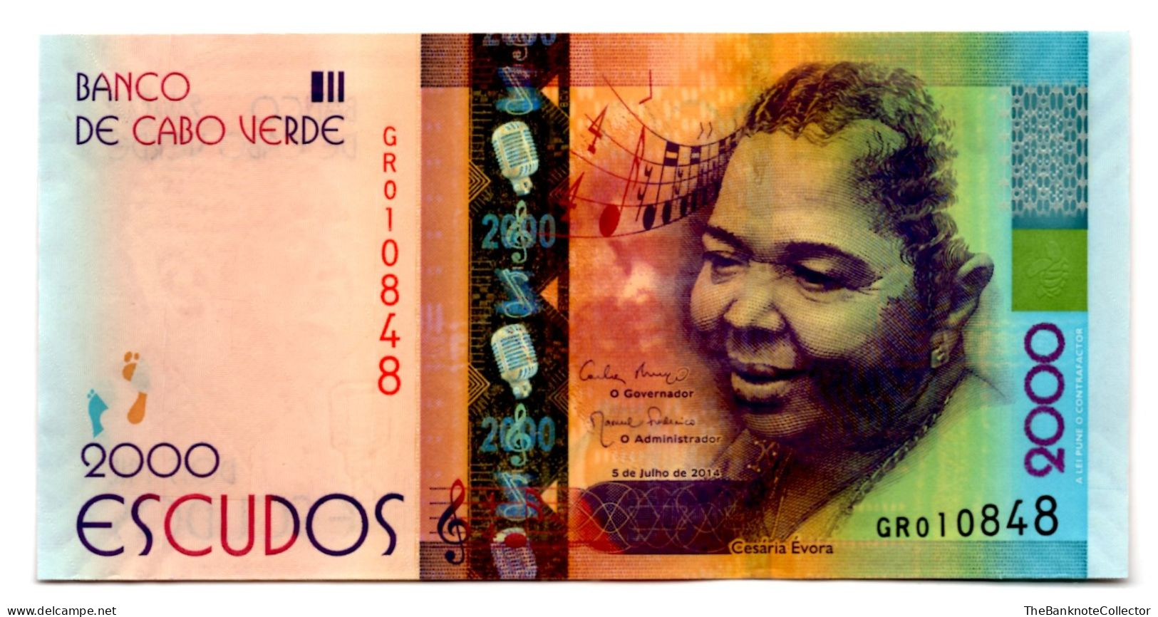 Cape Verde 2000 Escudos 2014 UNC P-74 - Cape Verde