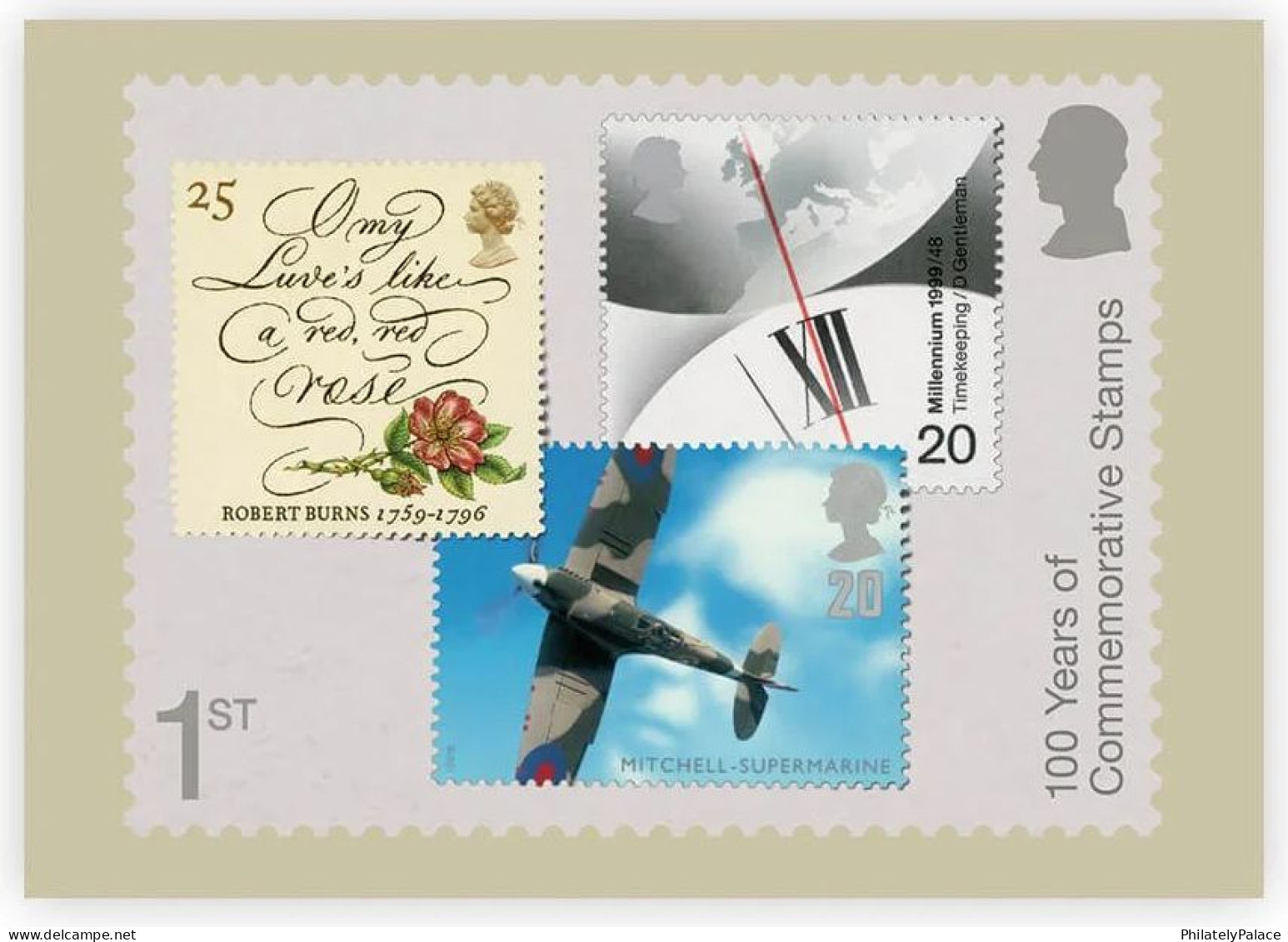 Great Britain (UK) New 2024 ,Stamp on Stamp, Lion,Queen,Butterfly,Flower,Music,Architecture, Set of 10, Postcards (**)