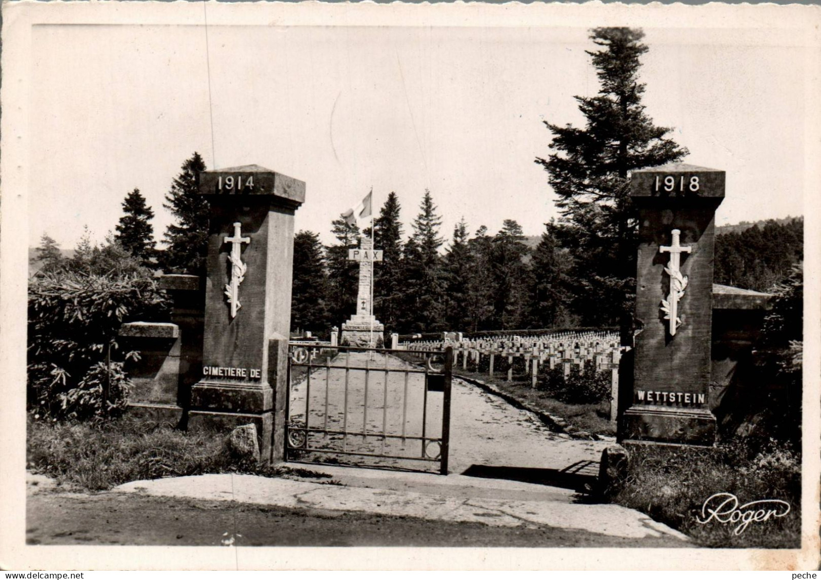 N°660 Z -cpsm Cimetière Français De Wettstein - Cimetières Militaires