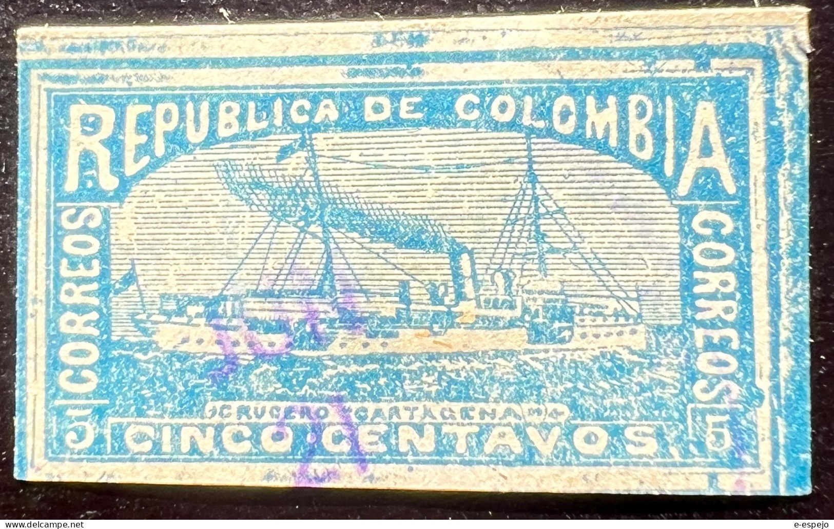 Kolumbien 1902: Barranquilla Issues Mi:CO 166B - Colombia