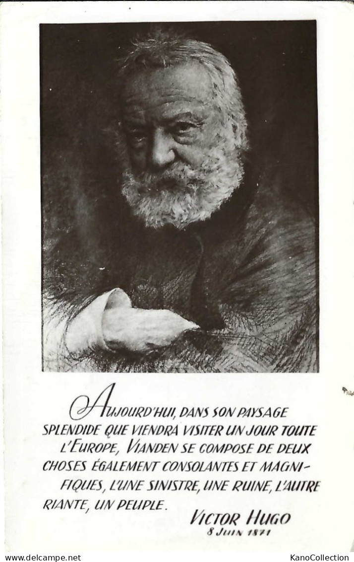 Zitatkarte Victor Hugo, 8. Juni 1872, Nicht Gelaufen - Philosophy