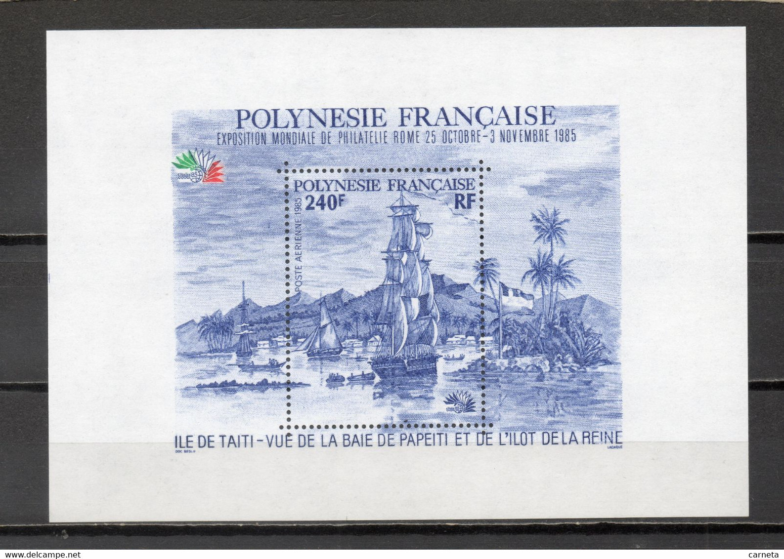 POLYNESIE   BLOC N°  11  NEUF SANS CHARNIERE COTE  10.00€    EXPOSITION PHILATELIQUE - Blocks & Sheetlets