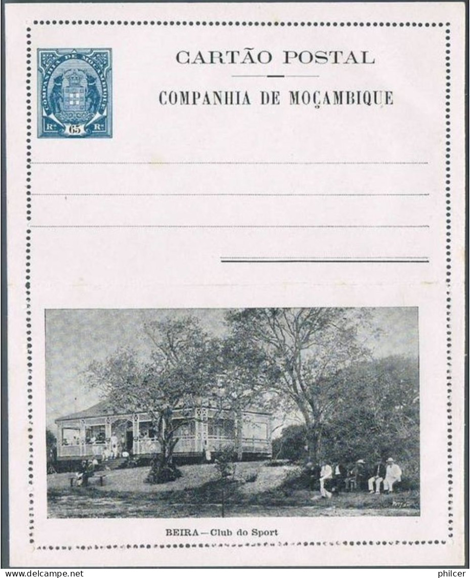 Companhia De Moçambique, Cartão Postal - Beira - Club Sport - Mozambique