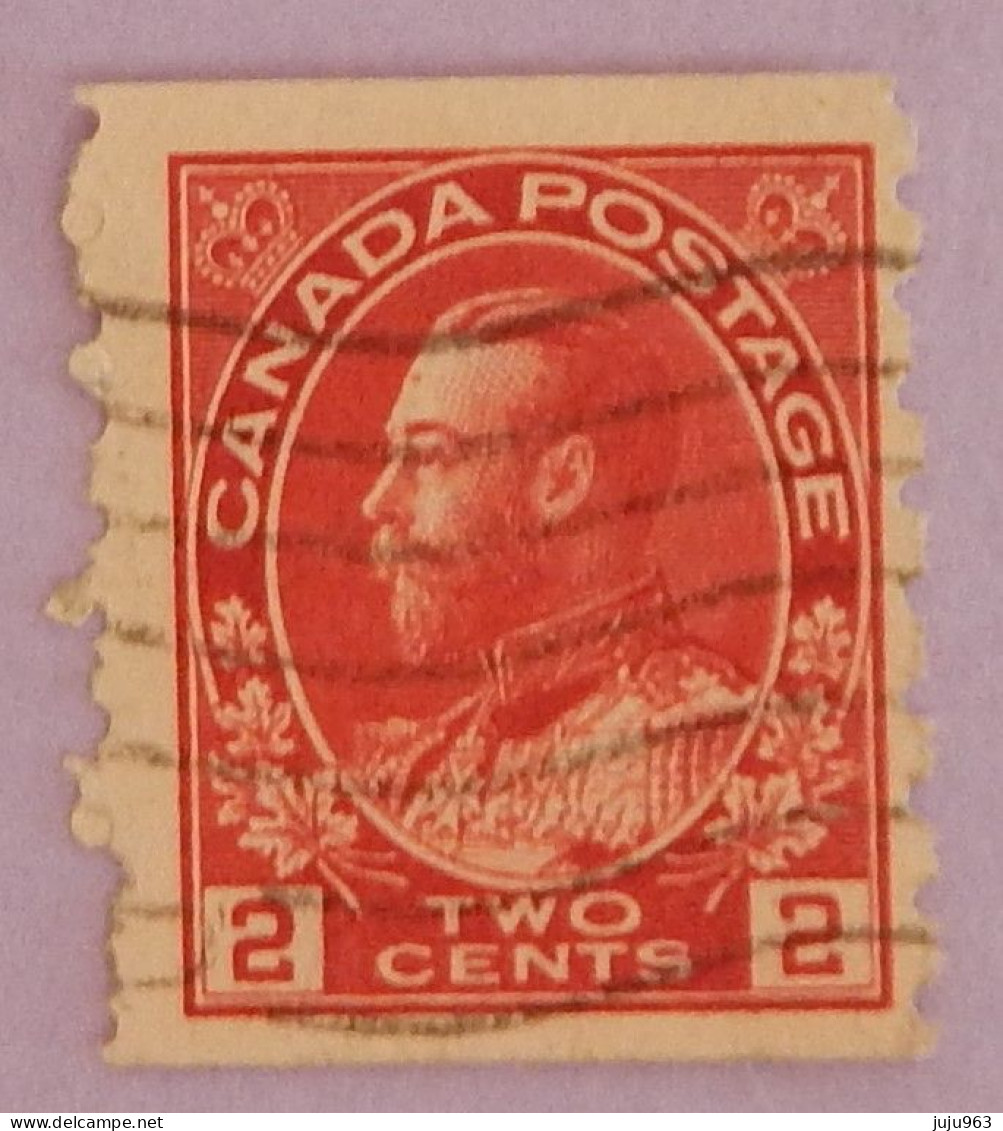 CANADA YT 94aB OBLITERE "GEORGE V" ANNÉES 1911/1916 - Gebruikt