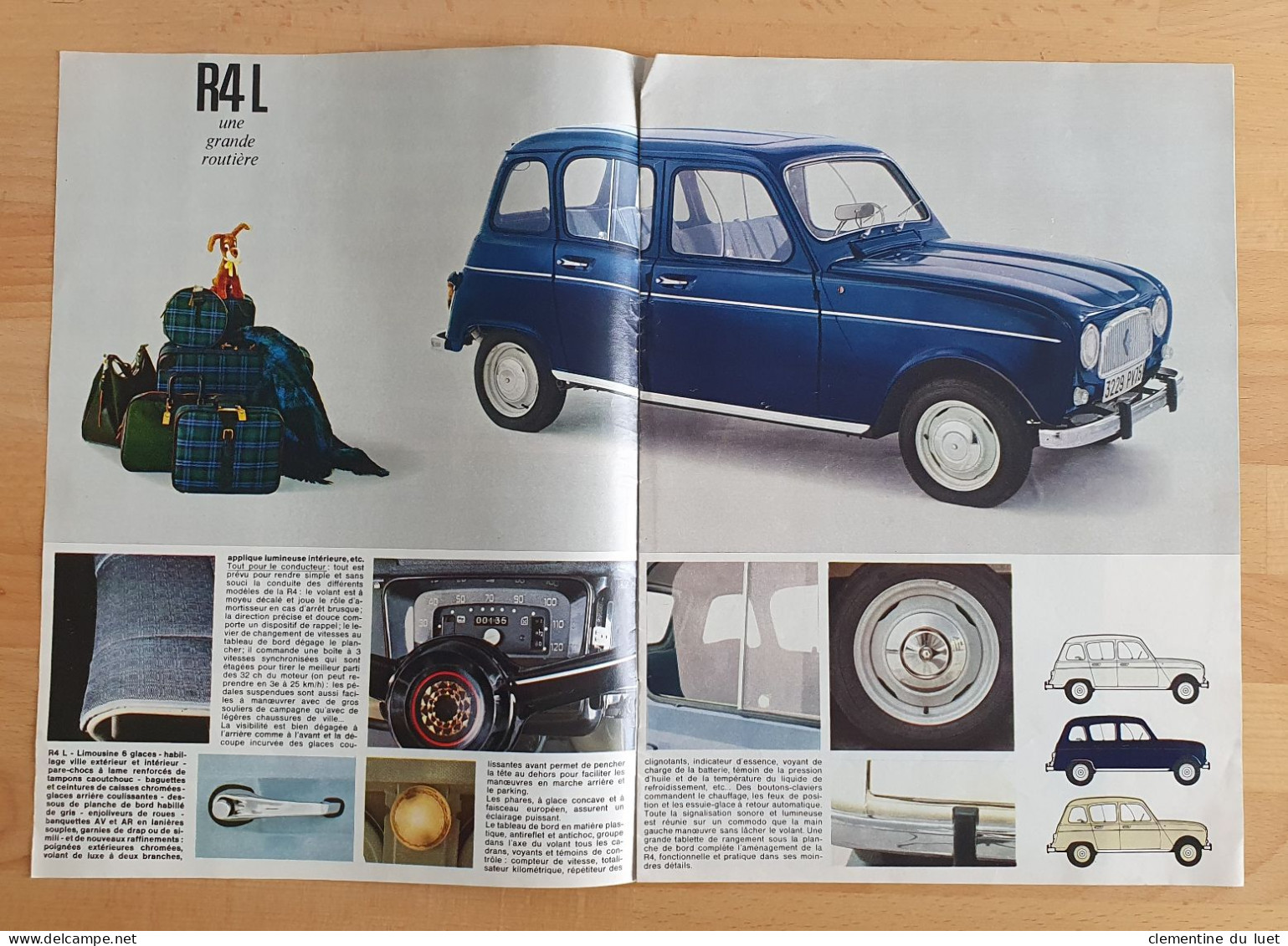 DOCUMENTS BROCHURE RENAULT 4 L