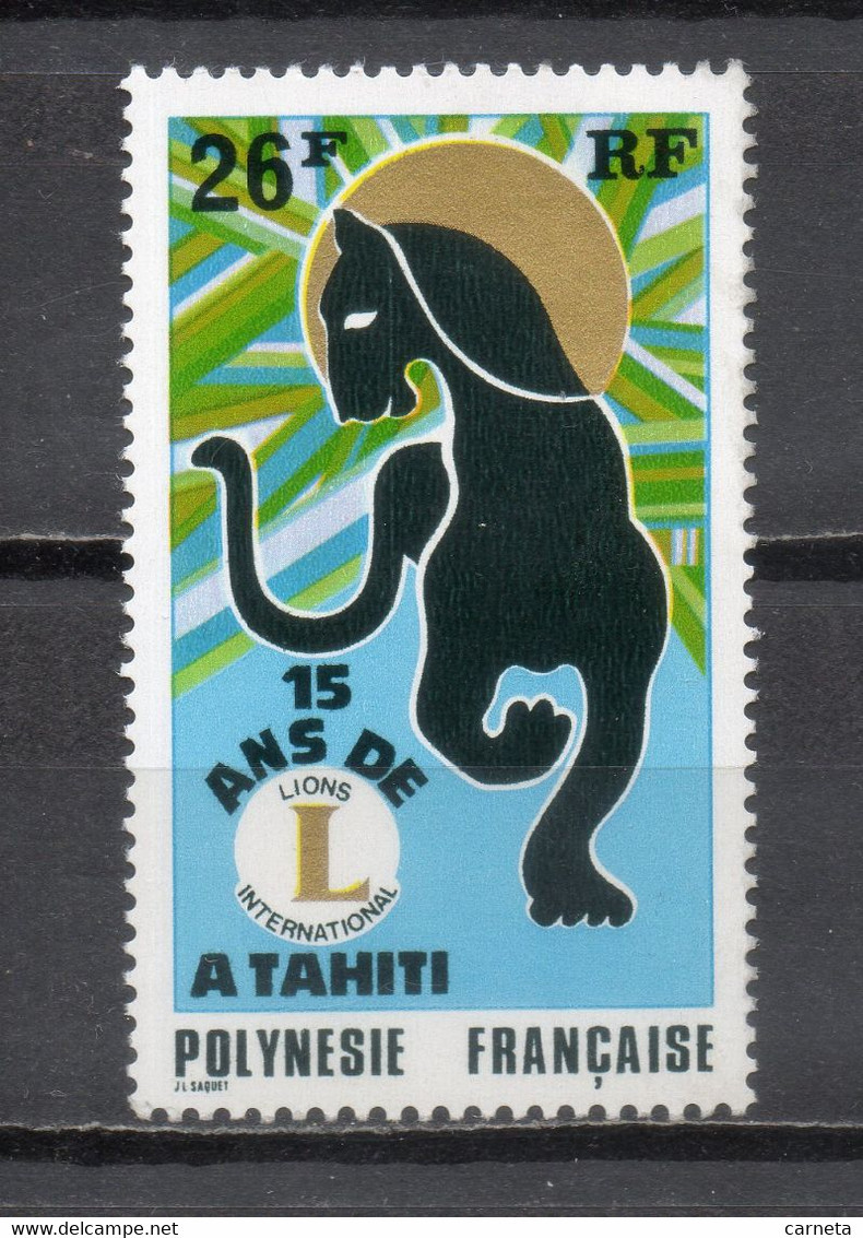 POLYNESIE  N°  104   NEUF SANS CHARNIERE COTE  11.70€   LIONS CLUB  ANIMAUX - Neufs