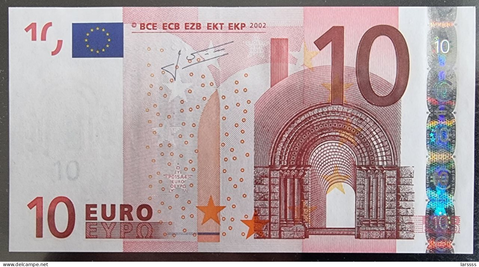 1 X 10€ Euro Trichet P015A4 X39786933008 - UNC - 10 Euro