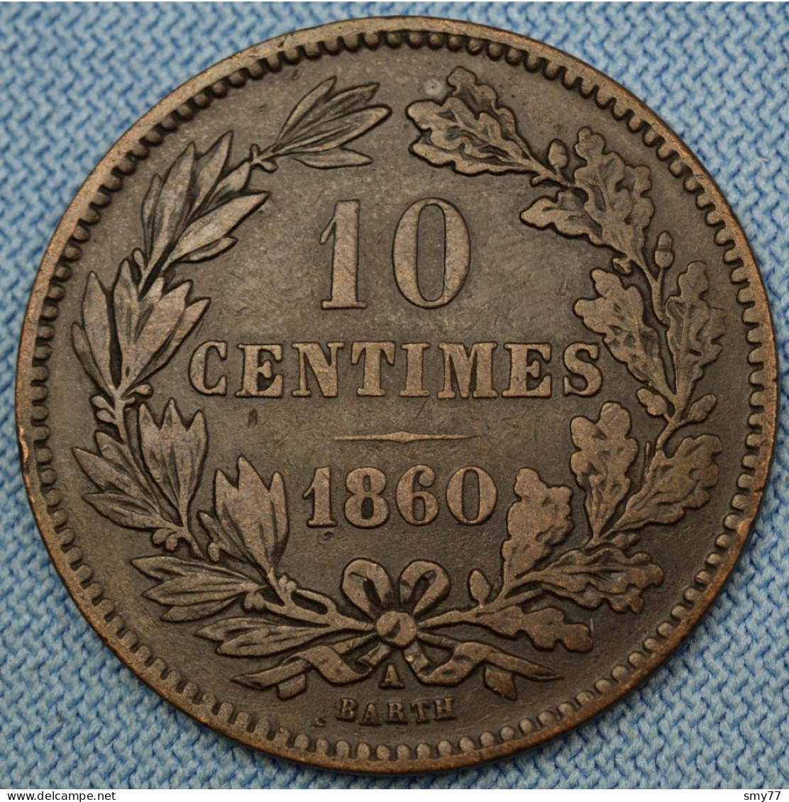 Luxembourg • 10 Centimes 1860  • Luxemburg •  [24-579] - Luxembourg