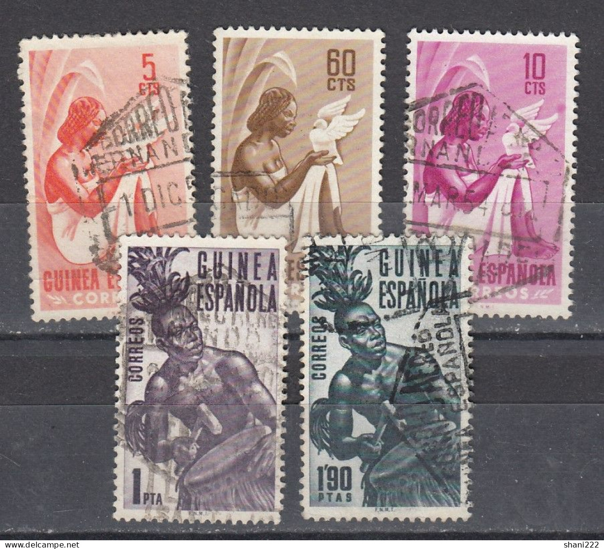 Spanish Guinea - 1953 Definitives,  - Used Set (e-809) - Guinée Espagnole