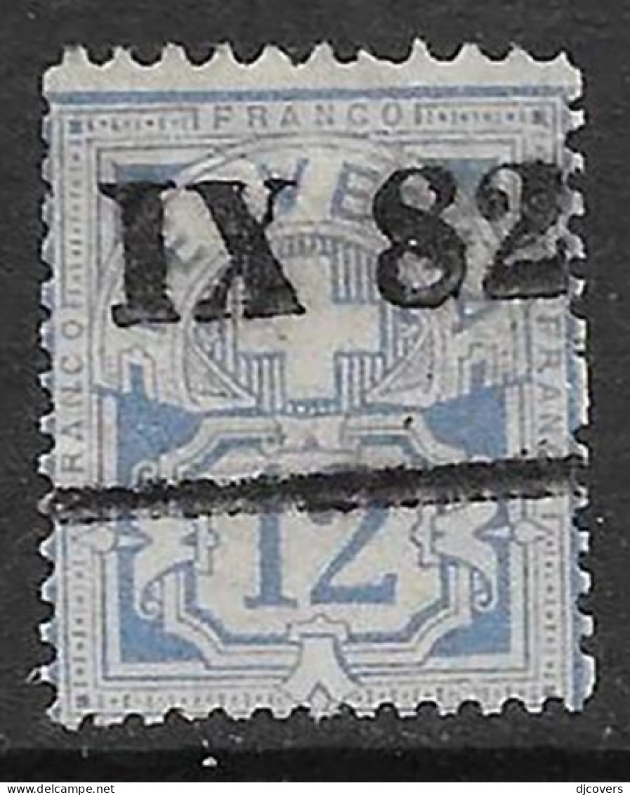 Switzerland 1882 Fine Used 12c Ultramarine White Paper - Used Stamps