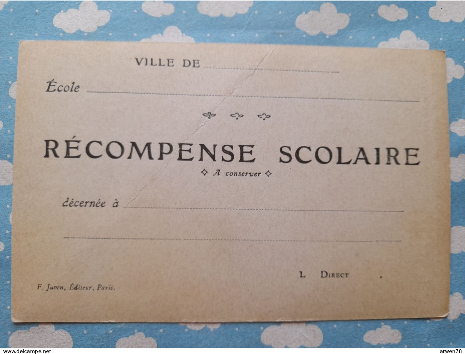 BON POINT RECOMPENSE SCOLAIRE FRANCOIS RUDE LE DEPART DES VOLONTAIRES ARC DE TRIOMPHE PARIS - Diplômes & Bulletins Scolaires