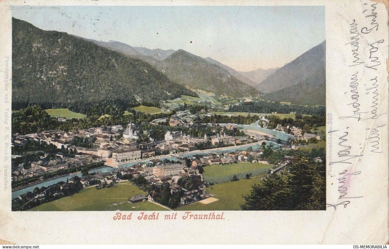 Bad Ischl Mit Traunthal 1903 - Bad Ischl