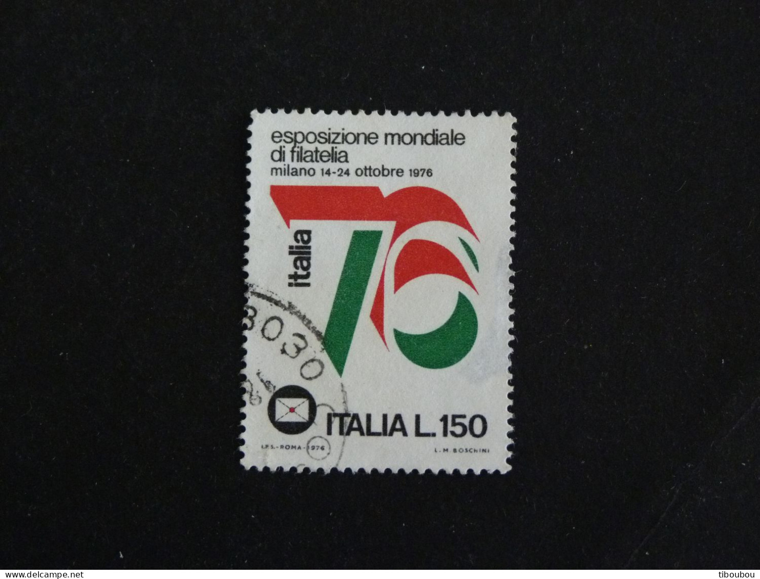 ITALIE ITALIA YT 1255 OBLITERE - ITALIA 76 EMBLEME DE L'EXPOSITION - 1971-80: Used