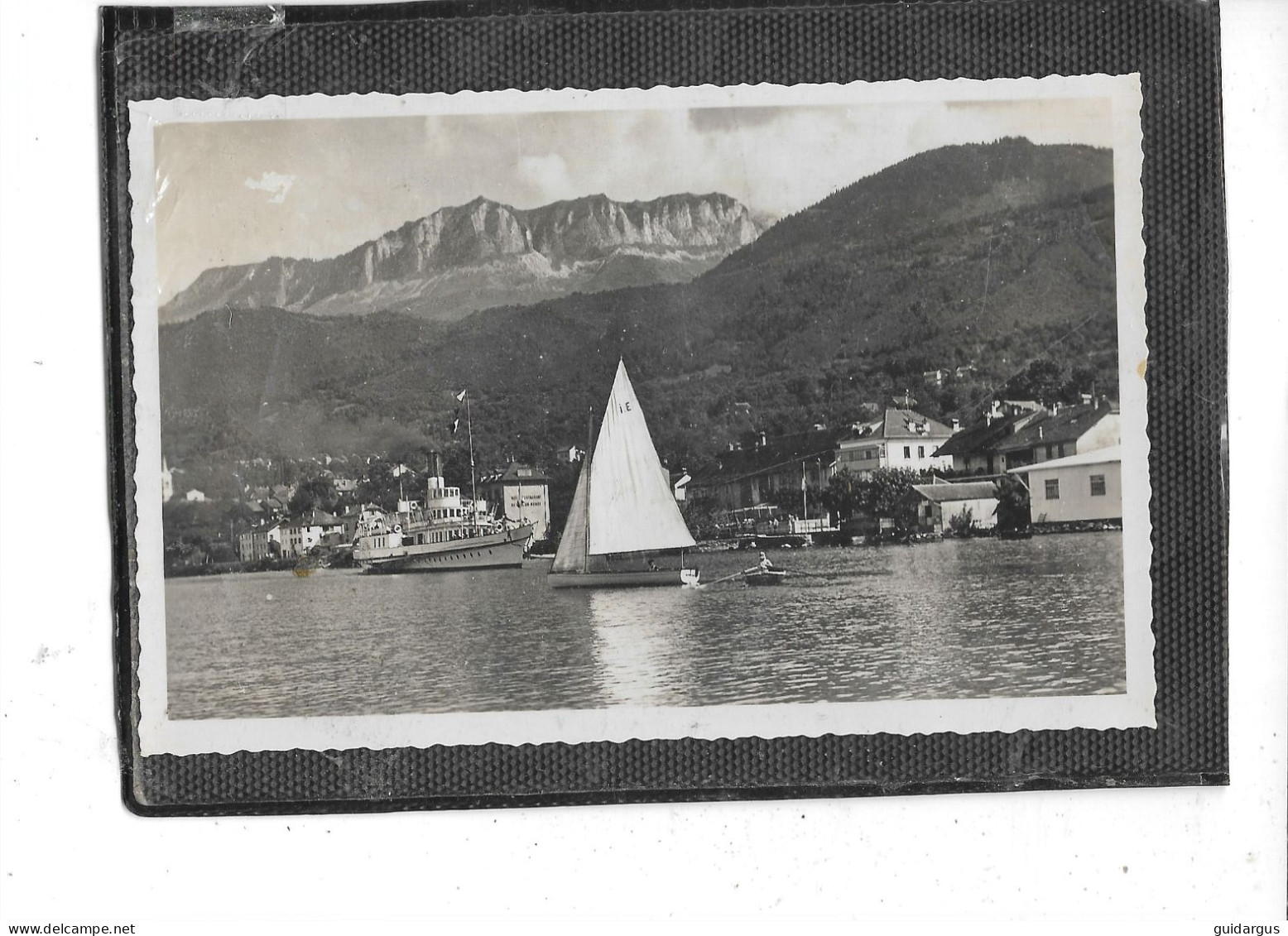 74- LUGRIN-TOURRONDE- Une Vue Animée Des BATEAUX Dans Le PORT - Lugrin