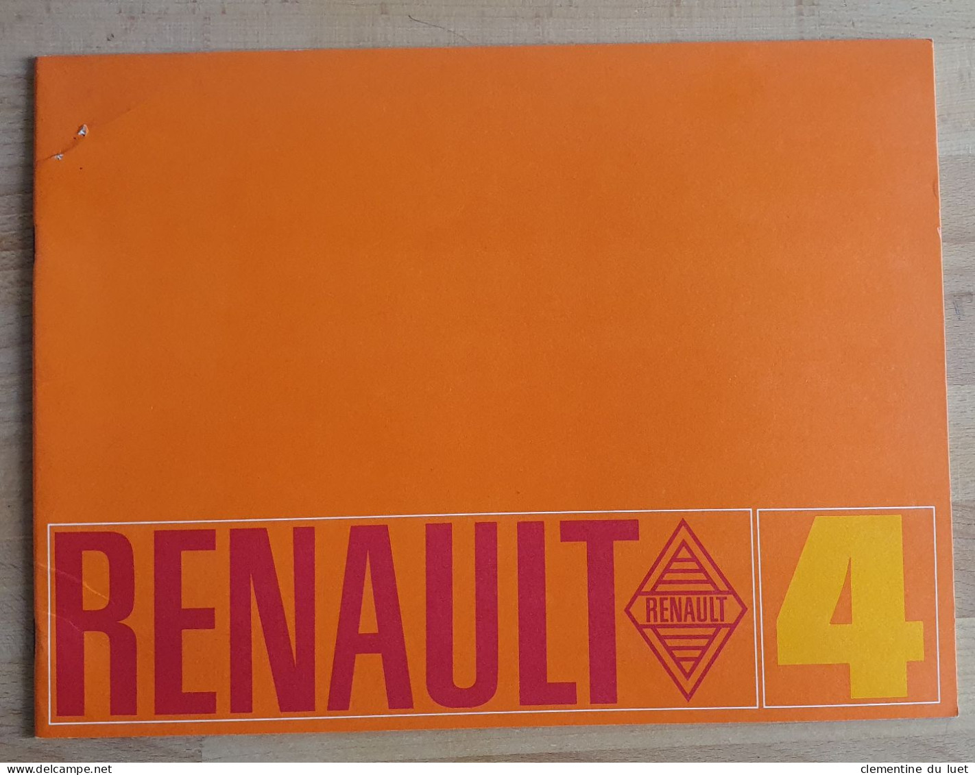 DOCUMENTS BROCHURE RENAULT 4 L - Automobili