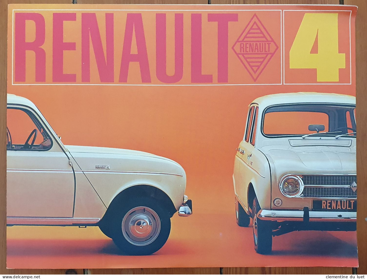 DOCUMENTS BROCHURE RENAULT 4 L - Voitures