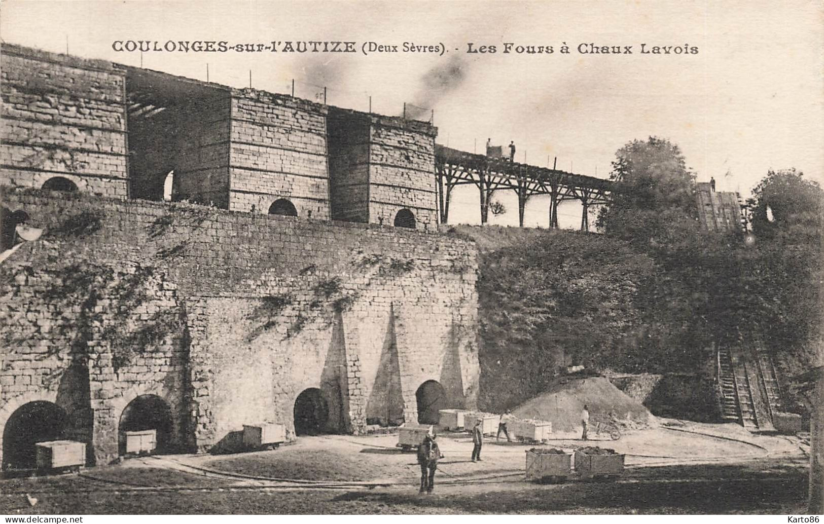 Coulonges Sur L'autize * Les Fours à Chaux Lavois * Mine Carrière * Voir Le Verso - Coulonges-sur-l'Autize