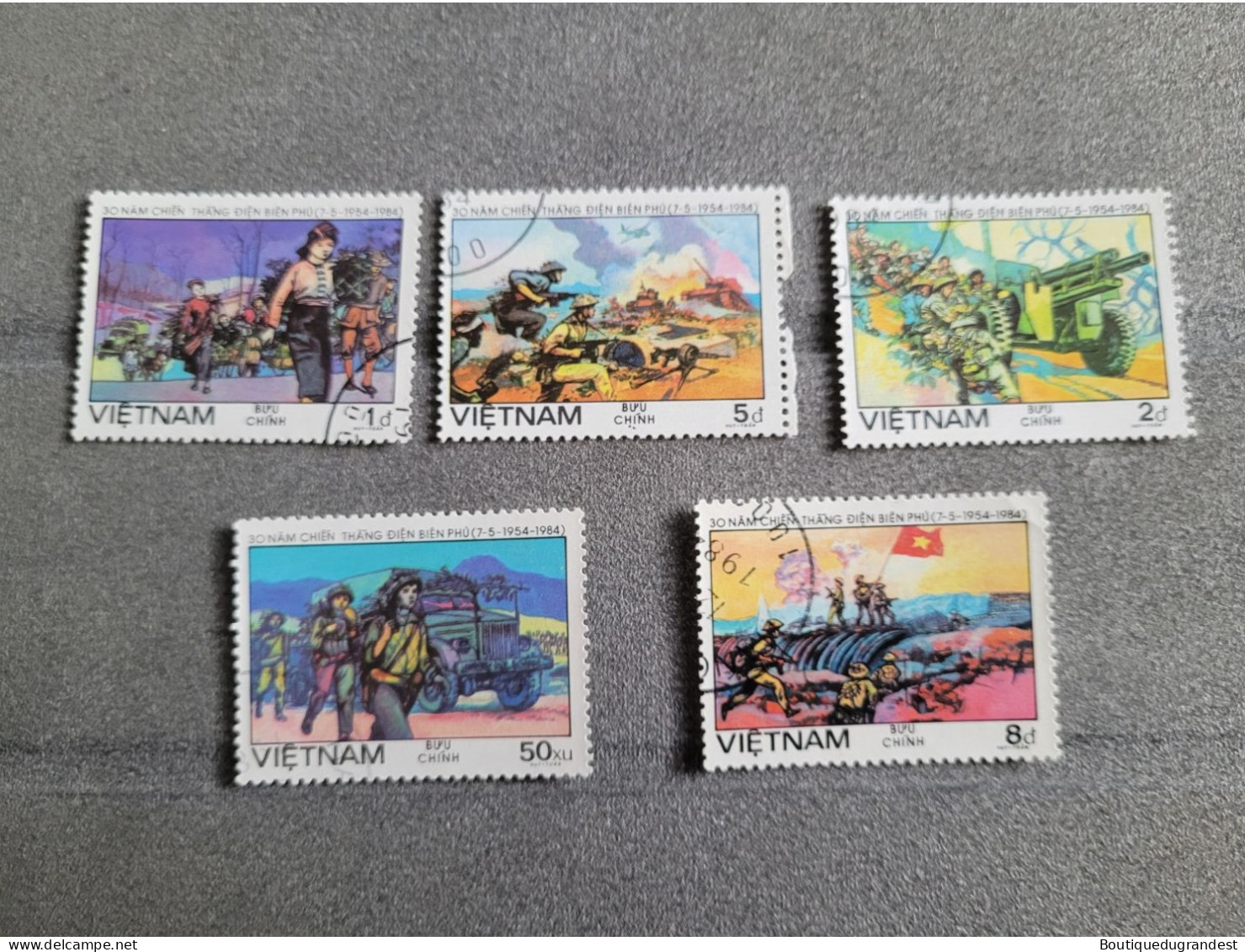 Lot 5 Timbres Vietnam - Vietnam