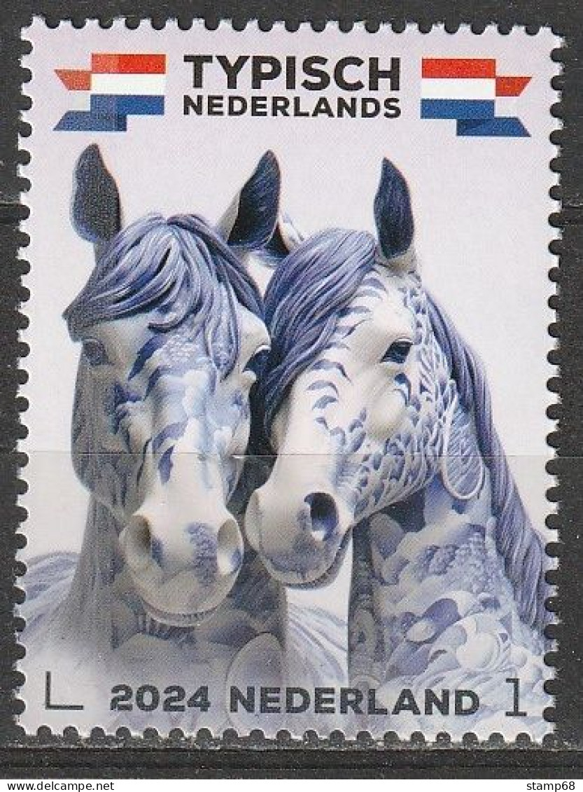 Nederland NVPH 2024 Typisch Nederland Paarden 2024 MNH Postfris Typical Dutch Horses Pferde Chevaux - Nuevos