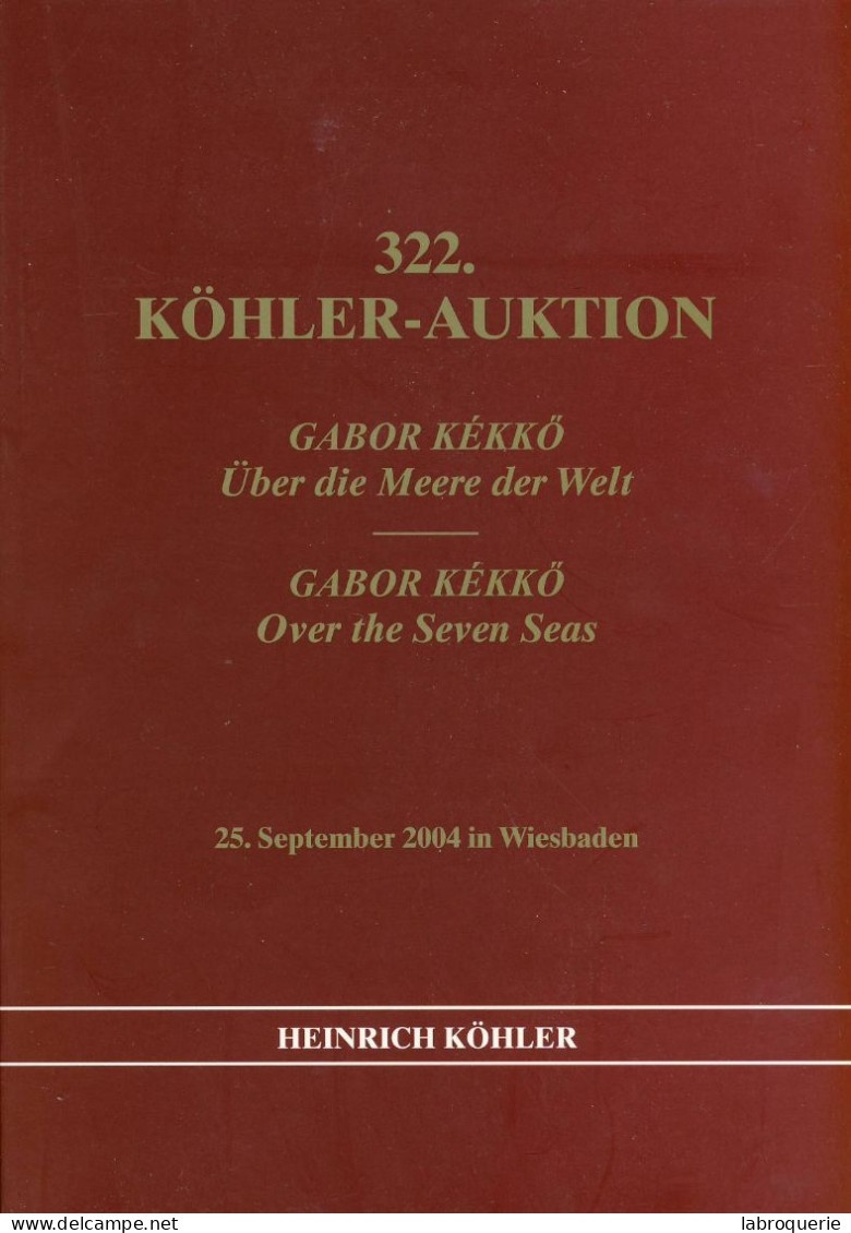 LIT - VP - KÖHLER - Vente N° 322 - Catalogues De Maisons De Vente