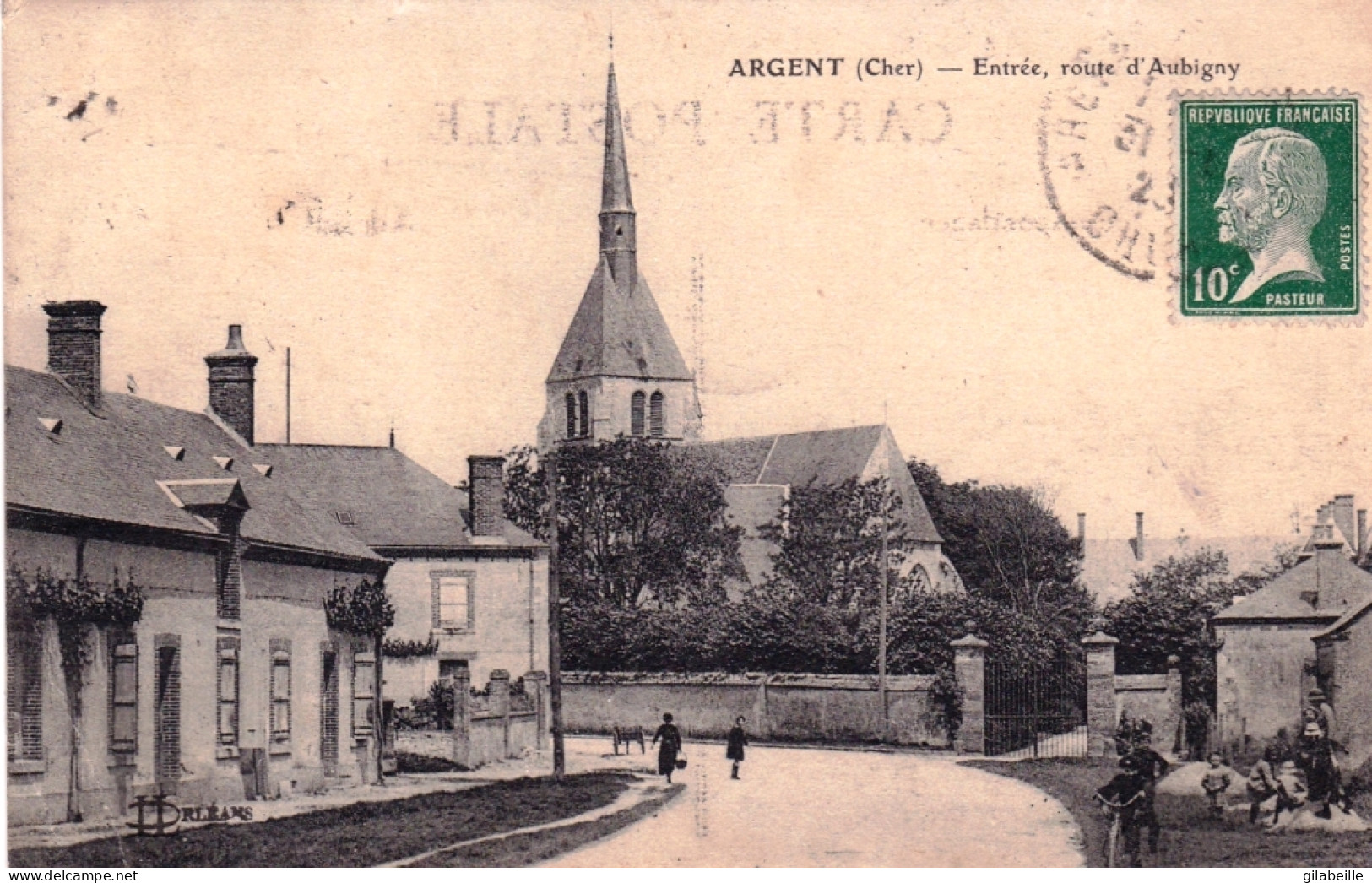 18 - Cher - ARGENT Sur SAULDRE - Entrée Route D Aubigny - Argent-sur-Sauldre