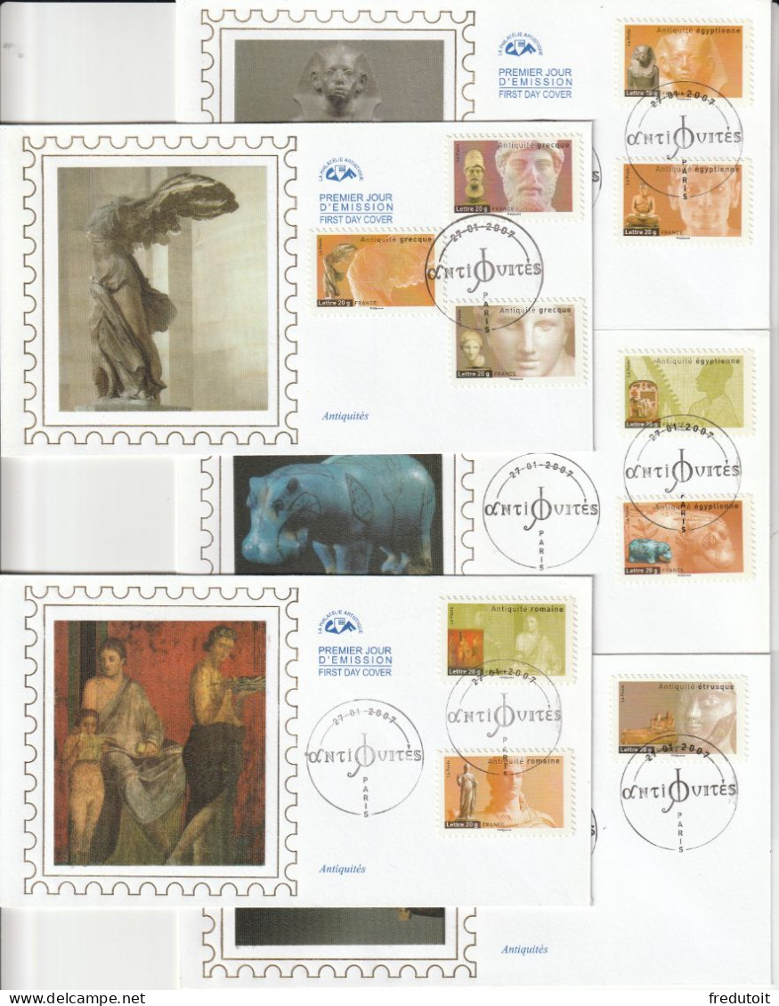 FDC - 2007 - Antiquités - 2000-2009