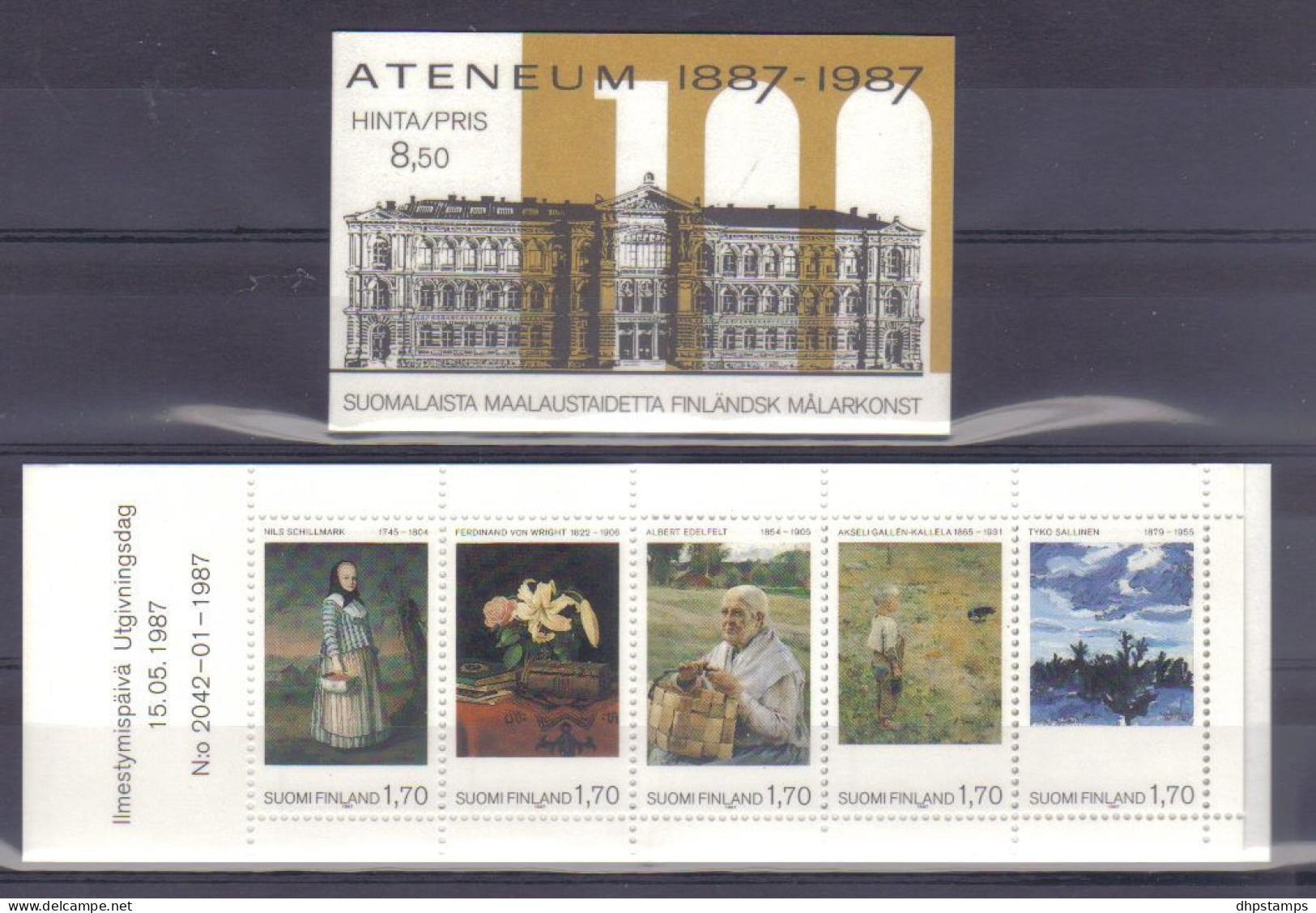 Finland  1987 Art Museum Centenary Booklet Y.T. C 987 ** - Ungebraucht