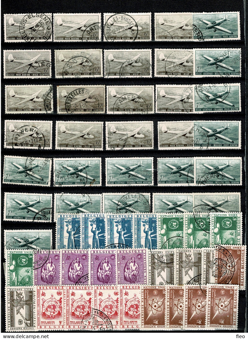 1930/1958  VERZAMELING */° Luchtpost  / COLLECTION TIMBRES */° : Aviation - Oblitérés