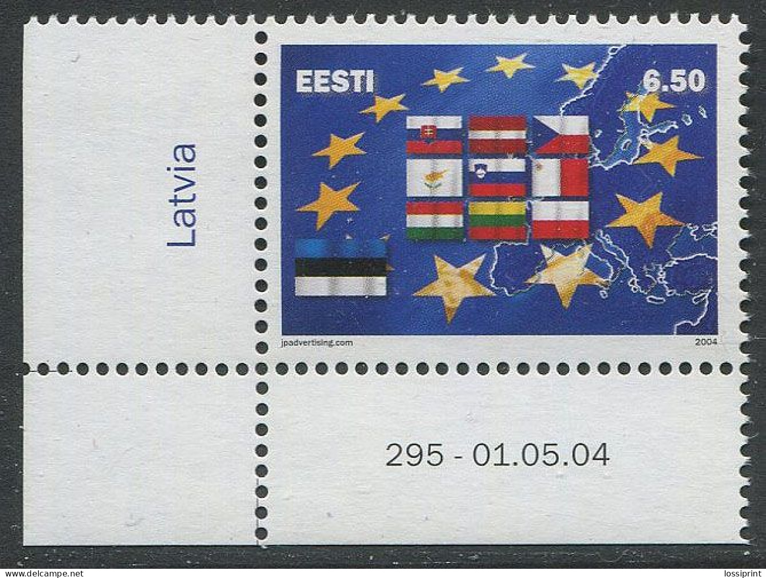 Estonia:Unused Stamp United Europe, Corner!, 2004, MNH - Estonia