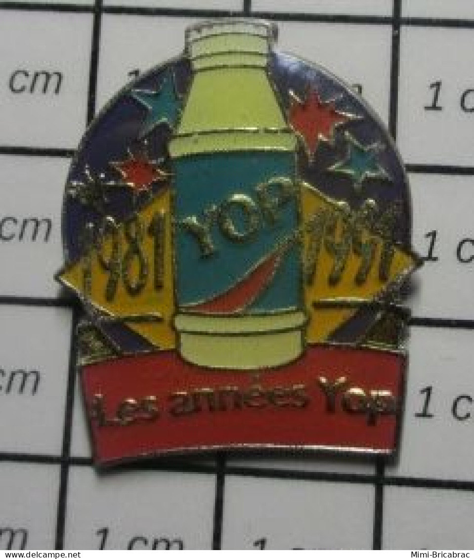 421 Pin's Pins / Beau Et Rare / ALIMENTATION / YAOURT LES ANNEES YOP 1981 1991 - Levensmiddelen