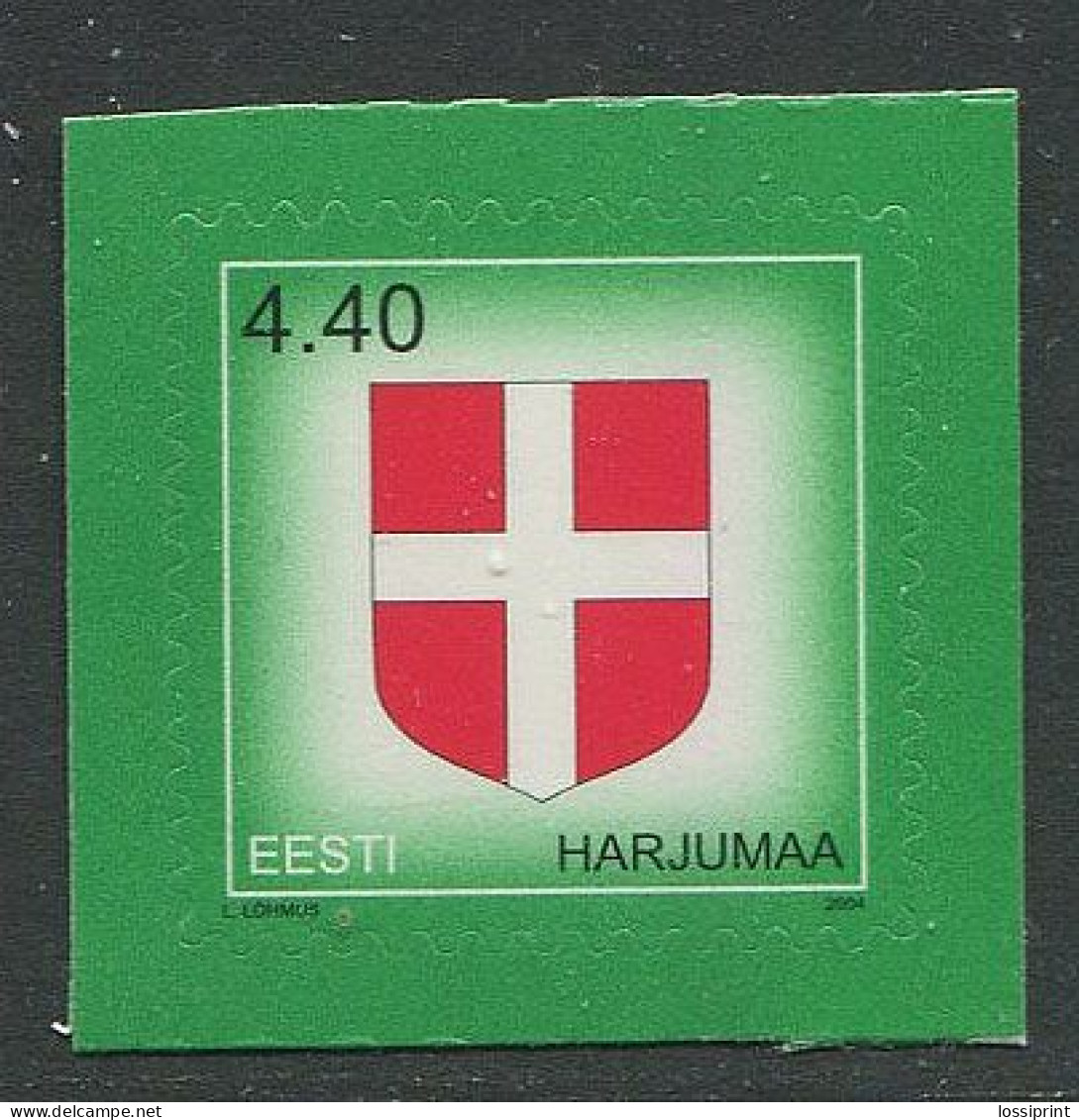 Estonia:Unused Stamp Harjumaa Coat Of Arm, 2004, MNH - Estonia