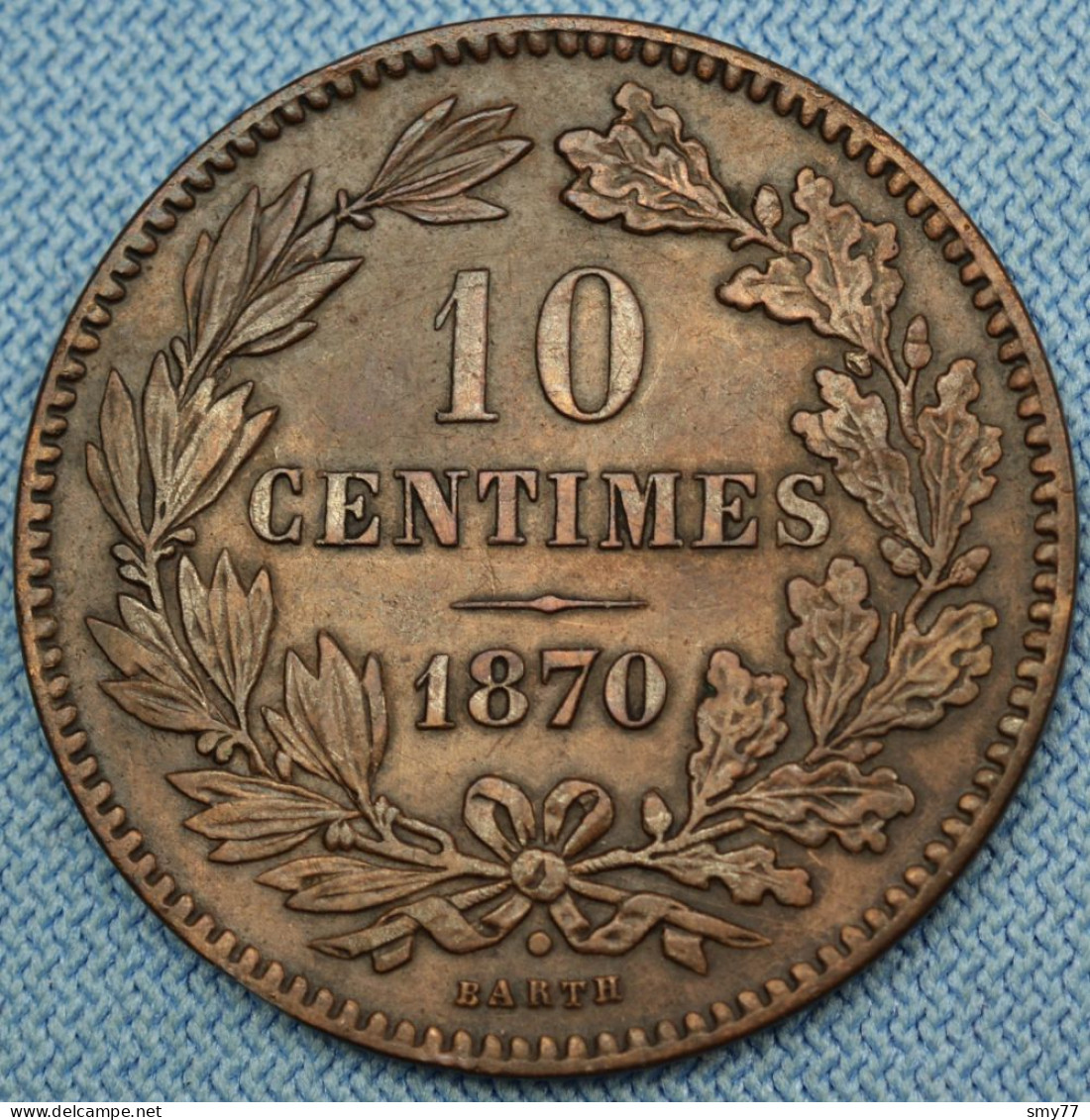 Luxembourg • 10 Centimes 1870  • With Dot / Avec Point • Luxemburg •  [24-581] - Luxembourg