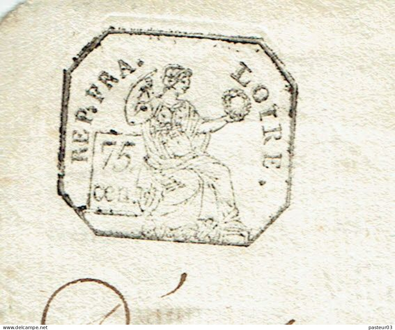 Cervières Marque Fiscale 75 C. Du Canton De Cervières Loire De 1767 Voir Scans - Autres & Non Classés