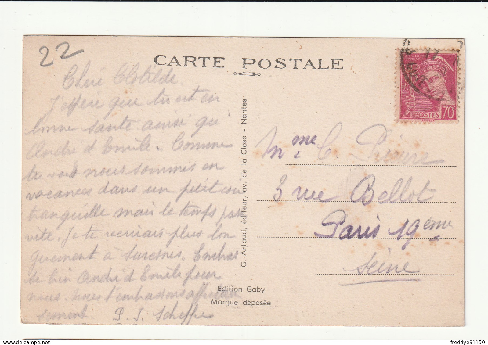 22 . Saint Jacut De La Mer . Le Port . 1917 - Saint-Jacut-de-la-Mer