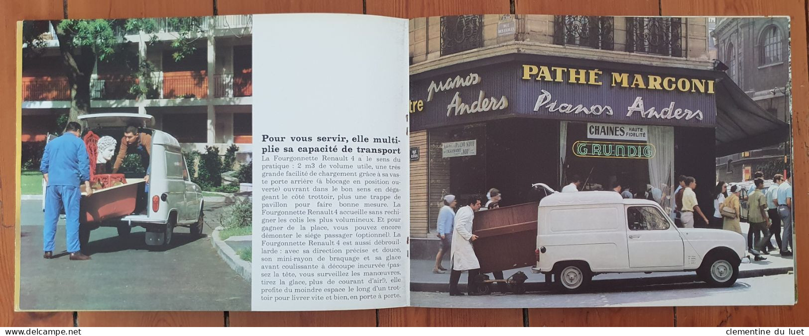 DOCUMENTS BROCHURE RENAULT 4 L FOURGONETTE