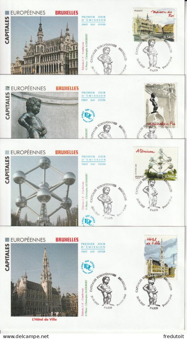 FDC - 2007 - Capitales Européennes : Bruxelles - 2000-2009