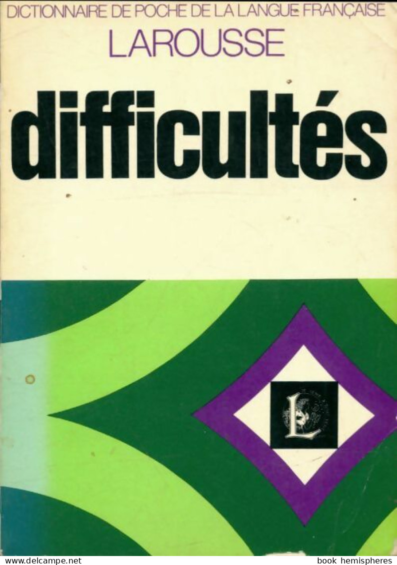 Difficultés (1993) De Collectif - Wörterbücher