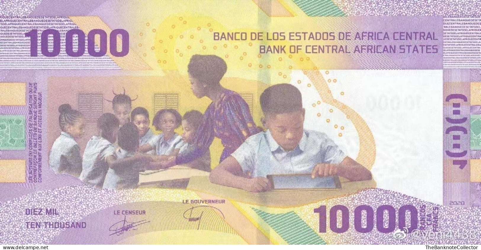 Central African States 10000 Francs 2020 P-704 UNC - Central African States