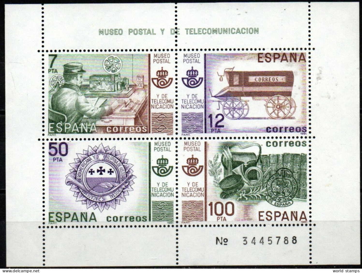 ESPAGNE 1981 ** - Blocks & Sheetlets & Panes