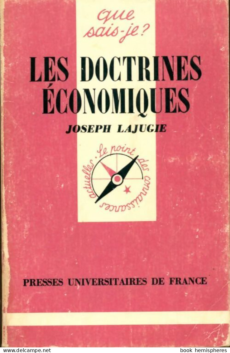 Les Doctrines économiques (1987) De Lajugie - Dictionnaires