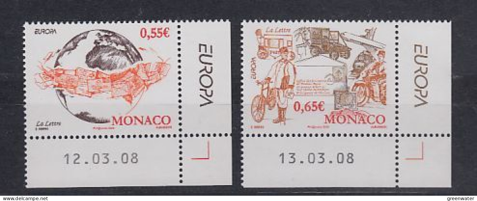 Europa Cept 2008 Monaco 2v ** Mnh (59447) - 2008