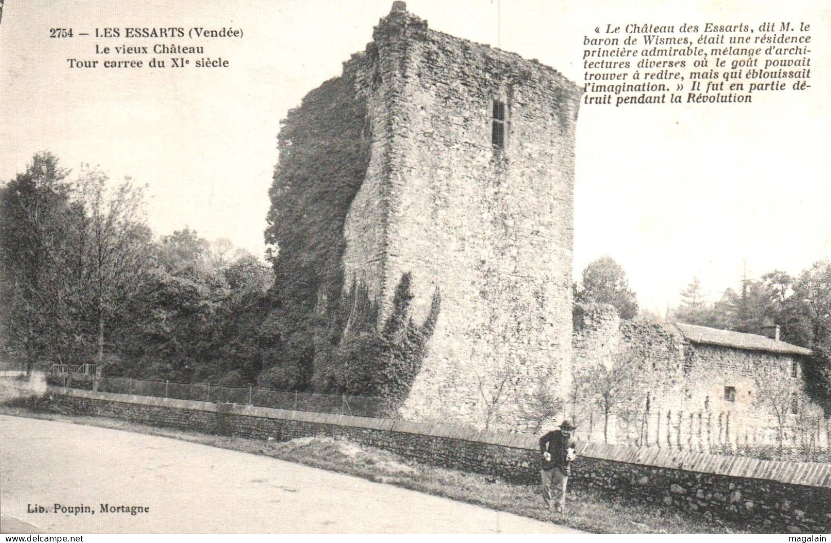 Les Essarts : Le Vieux Château, Tour Carrée - Les Essarts