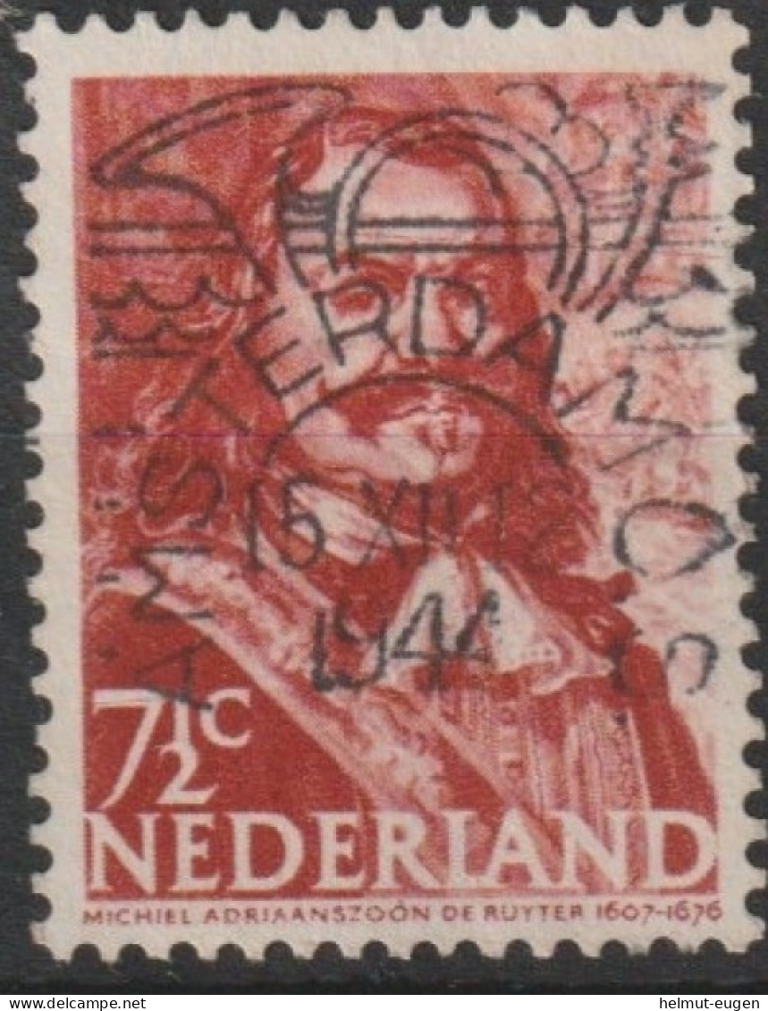 MiNr. 412 Niederlande       1943, 15. Mai/1944, 1. April. Freimarken: Germanische Symbole Und Seehelden. - Usados