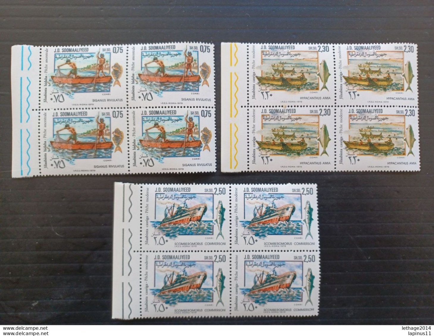 الصومال SOMALIA ITALIANA SOOMAALIYEED 1979 FISHING MNH - Somalie (1960-...)