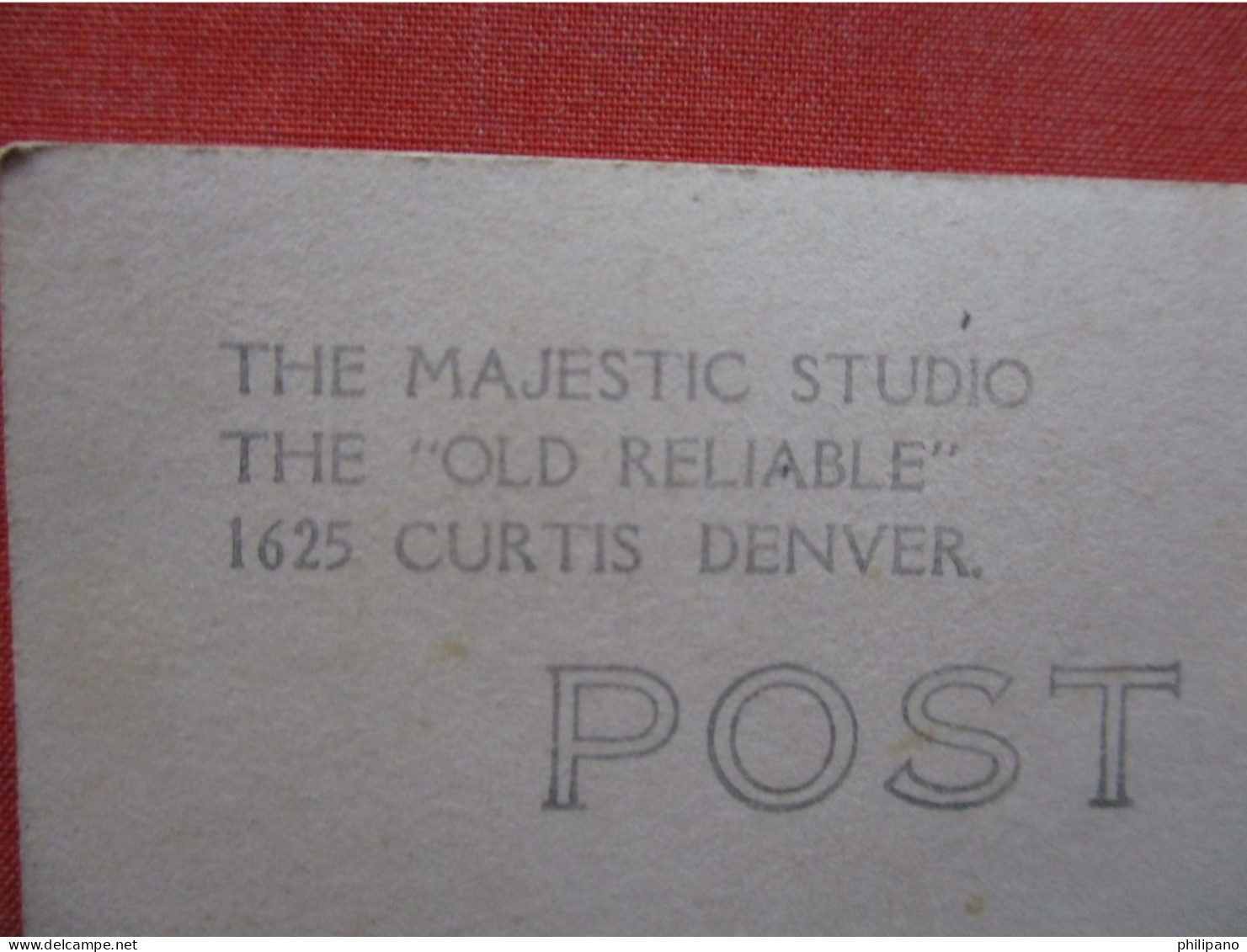 RPPC Majestic Studio  Denver Group Photo    Ref 6377 - Autres & Non Classés