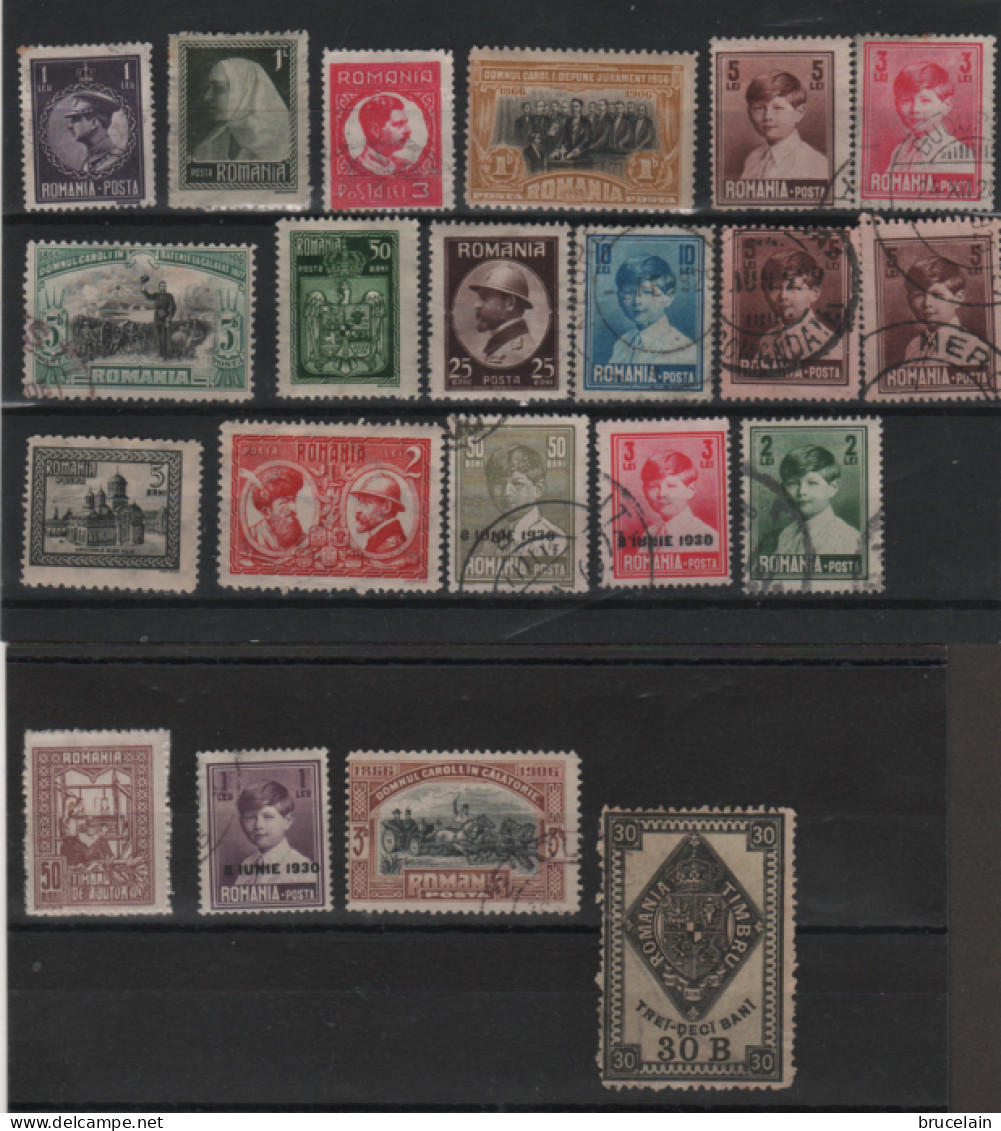 ROUMANIE  - Lot De Timbres Années 1872 à 1934 - */o - - Lombardo-Veneto