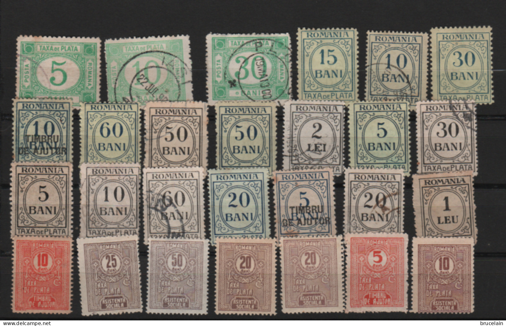 ROUMANIE  - Lot De Timbres Années 1872 à 1934 - */o - - Lombardo-Venetien