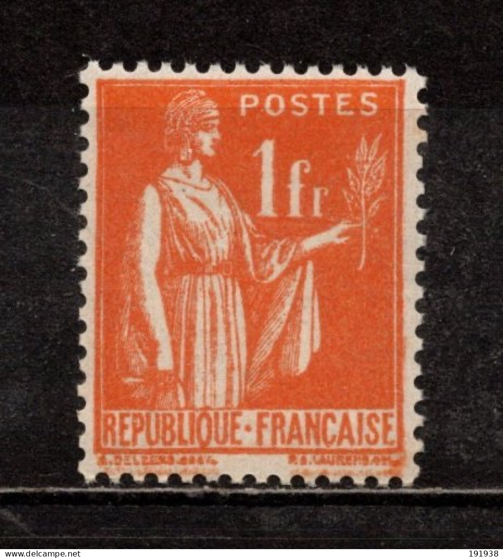 France N° 286**, Luxe, Cote 8,00 € - 1932-39 Paix